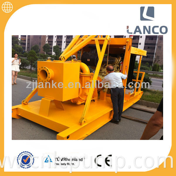 Lanco brand 8 inch Belt driven small centrifugal high pressure mud pump